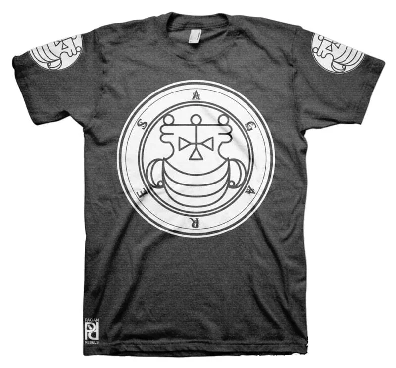 Agares Ars Goetia Demon Seal Hell Pentagram Occult T-Shirt - Image 11