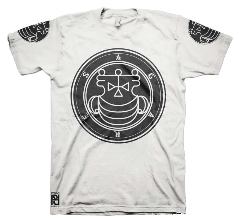 Agares Ars Goetia Demon Seal Hell Pentagram Occult T-Shirt - Image 2