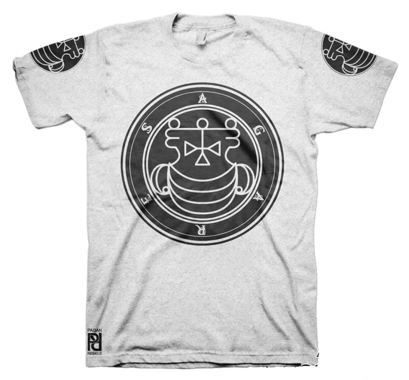 Agares Ars Goetia Demon Seal Hell Pentagram Occult T-Shirt - Image 12
