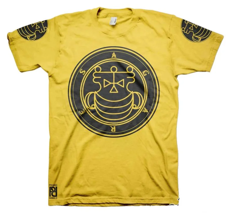 Agares Ars Goetia Demon Seal Hell Pentagram Occult T-Shirt - Image 14