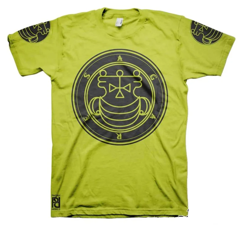 Agares Ars Goetia Demon Seal Hell Pentagram Occult T-Shirt - Image 15