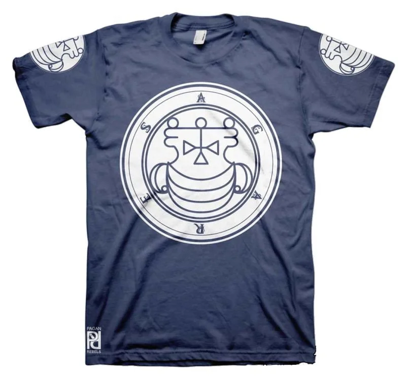Agares Ars Goetia Demon Seal Hell Pentagram Occult T-Shirt - Image 3