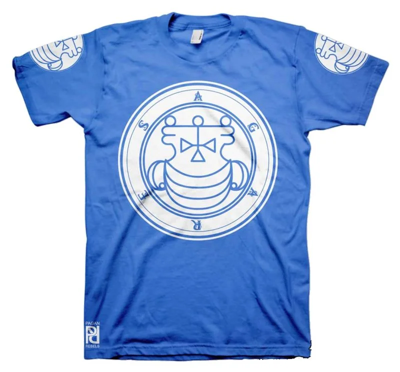Agares Ars Goetia Demon Seal Hell Pentagram Occult T-Shirt - Image 4