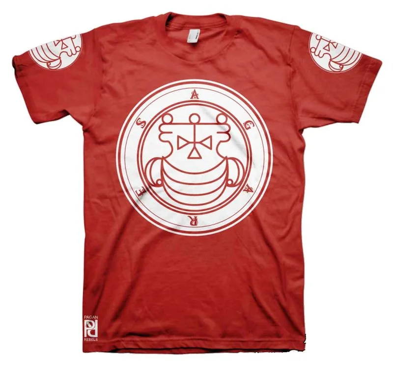 Agares Ars Goetia Demon Seal Hell Pentagram Occult T-Shirt - Image 6