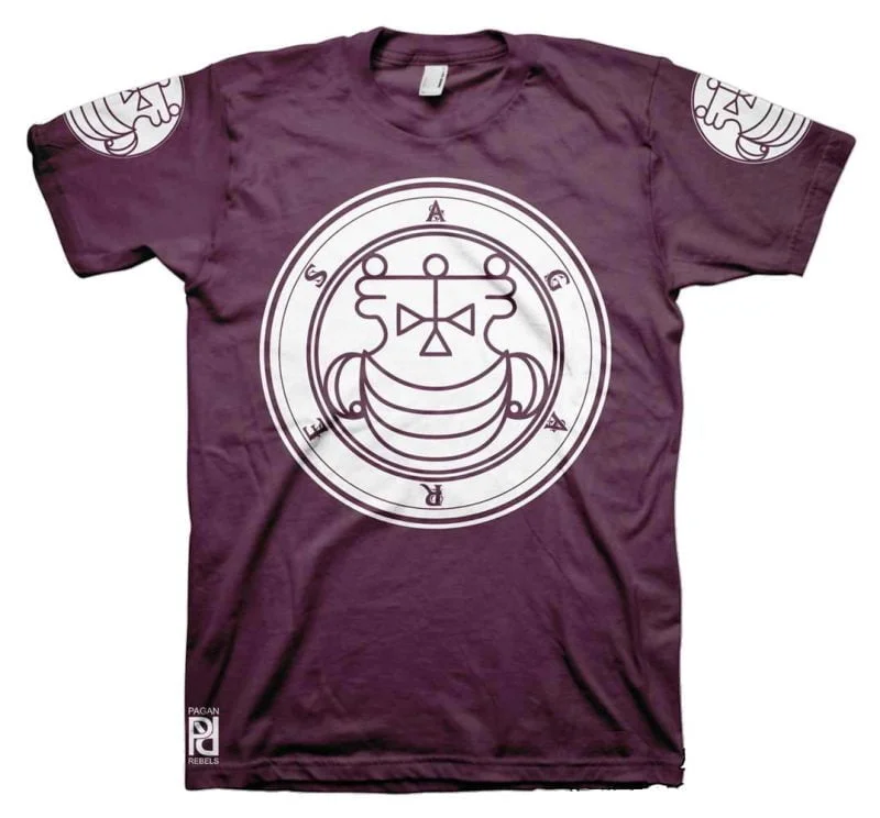 Agares Ars Goetia Demon Seal Hell Pentagram Occult T-Shirt - Image 7