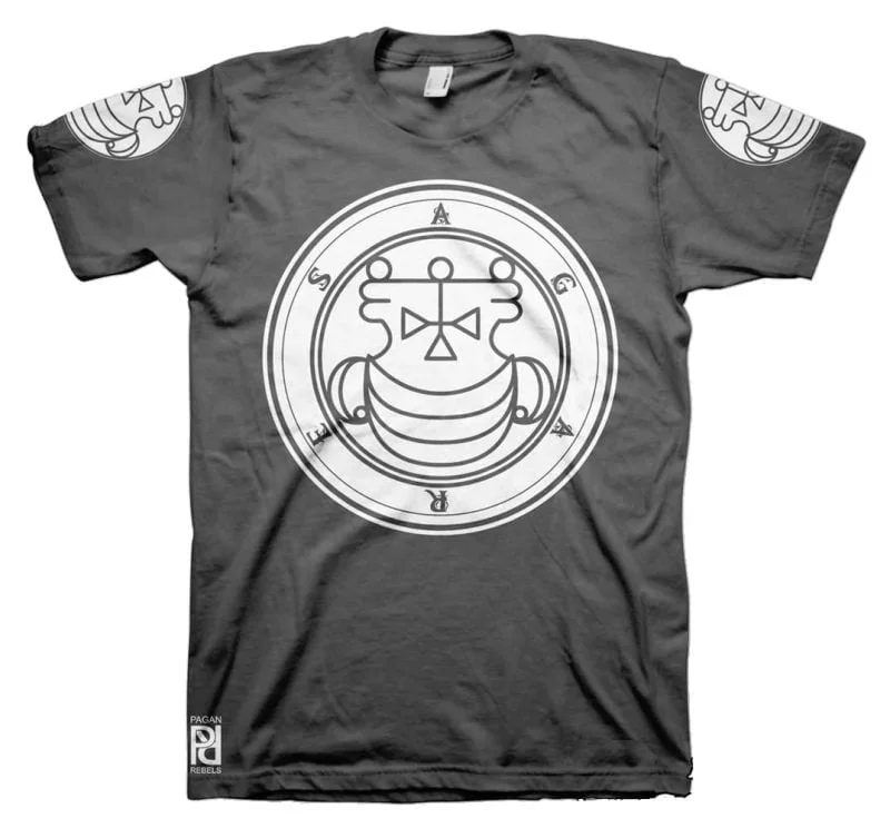 Agares Ars Goetia Demon Seal Hell Pentagram Occult T-Shirt - Image 10