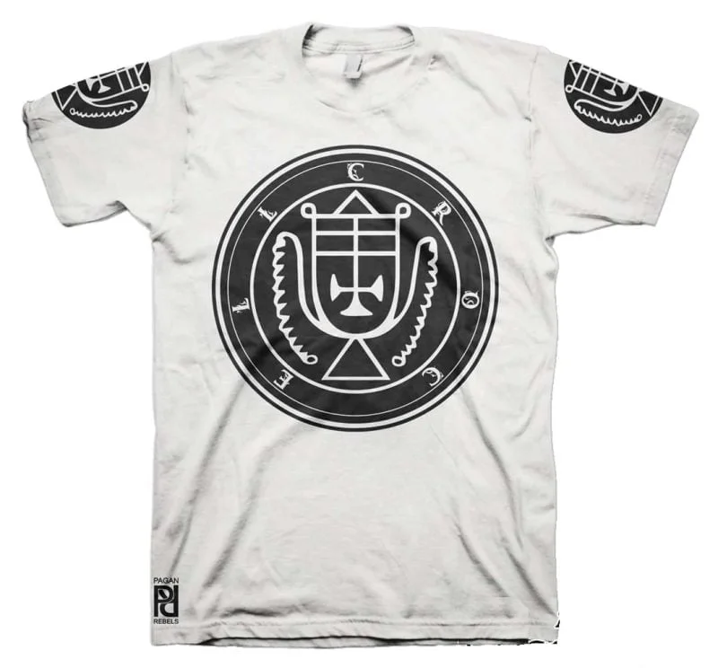 Crocell Ars Goetia Demon Seal Hell Pentagram Occult T-Shirt - Image 2