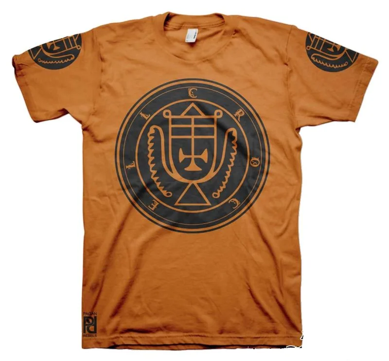 Crocell Ars Goetia Demon Seal Hell Pentagram Occult T-Shirt - Image 16