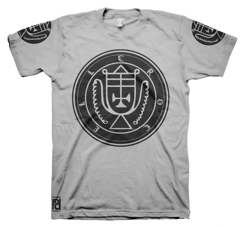 Crocell Ars Goetia Demon Seal Hell Pentagram Occult T-Shirt - Image 17