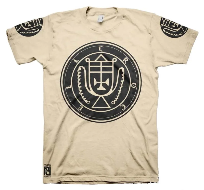 Crocell Ars Goetia Demon Seal Hell Pentagram Occult T-Shirt - Image 18