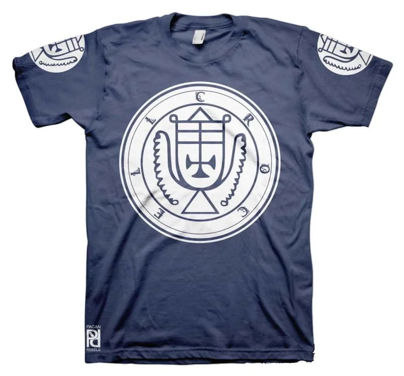 Crocell Ars Goetia Demon Seal Hell Pentagram Occult T-Shirt - Image 3