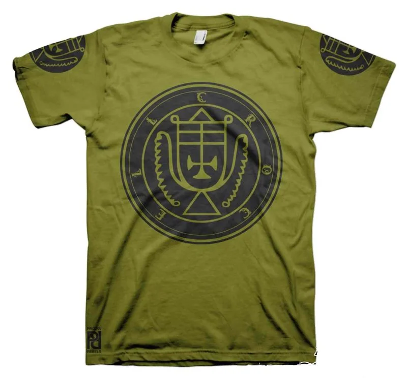 Crocell Ars Goetia Demon Seal Hell Pentagram Occult T-Shirt - Image 20