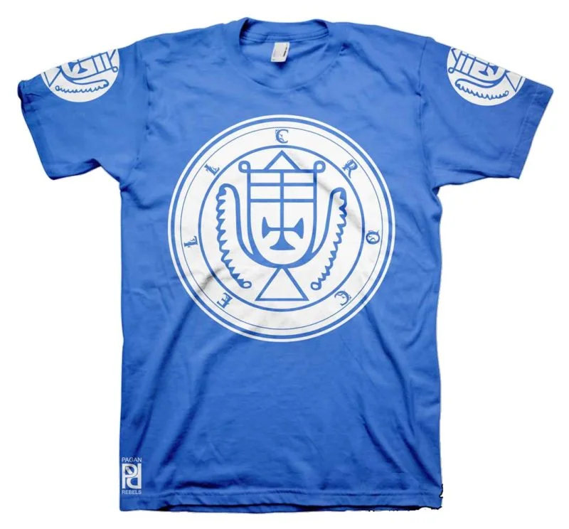 Crocell Ars Goetia Demon Seal Hell Pentagram Occult T-Shirt - Image 4