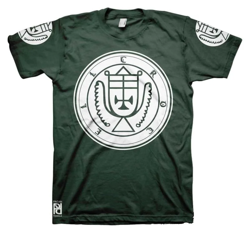 Crocell Ars Goetia Demon Seal Hell Pentagram Occult T-Shirt - Image 8