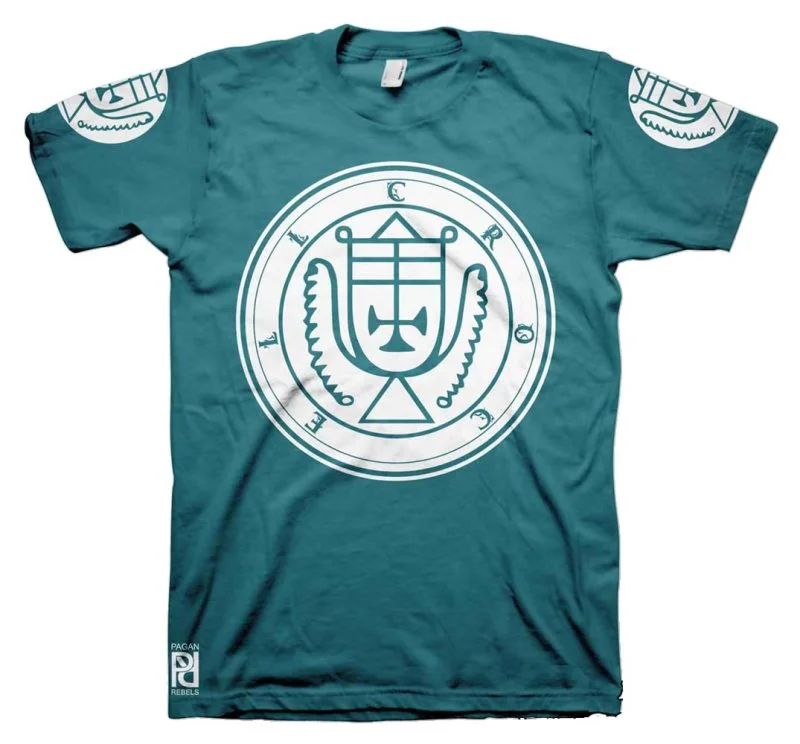 Crocell Ars Goetia Demon Seal Hell Pentagram Occult T-Shirt - Image 9