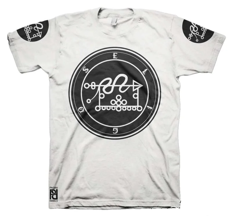 Eligos Ars Goetia Demon Seal Hell Pentagram Occult T-Shirt - Image 2