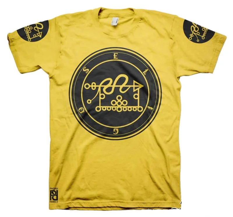 Eligos Ars Goetia Demon Seal Hell Pentagram Occult T-Shirt - Image 14