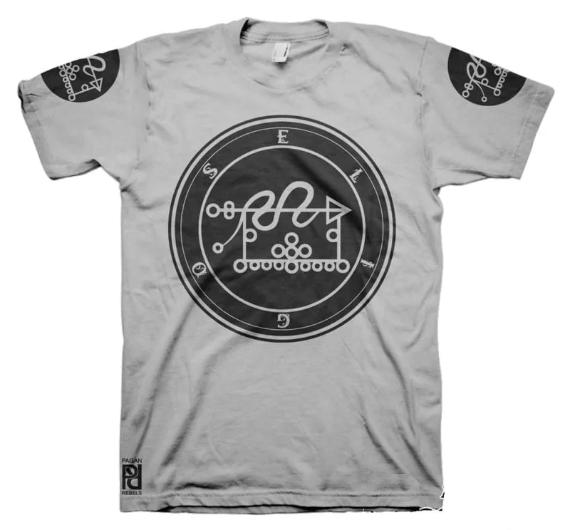 Eligos Ars Goetia Demon Seal Hell Pentagram Occult T-Shirt - Image 17