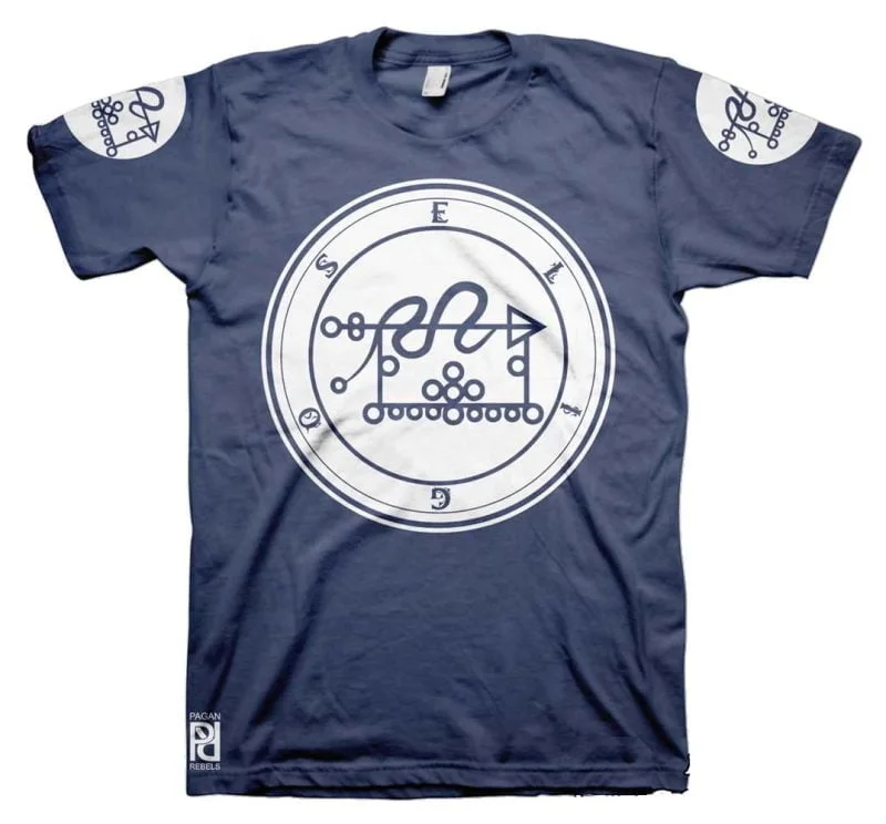 Eligos Ars Goetia Demon Seal Hell Pentagram Occult T-Shirt - Image 3