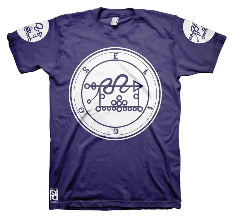 Eligos Ars Goetia Demon Seal Hell Pentagram Occult T-Shirt - Image 5