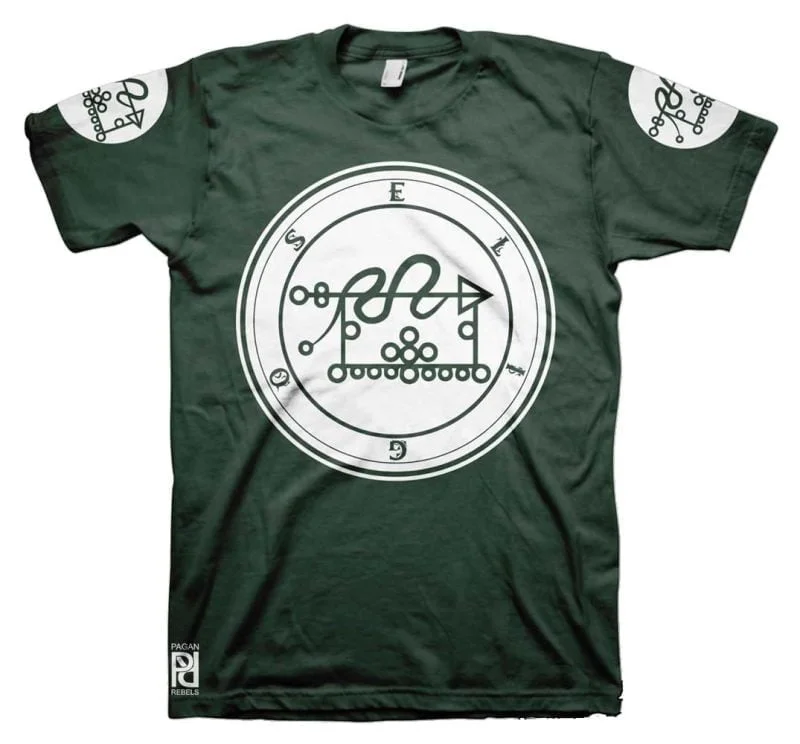 Eligos Ars Goetia Demon Seal Hell Pentagram Occult T-Shirt - Image 8