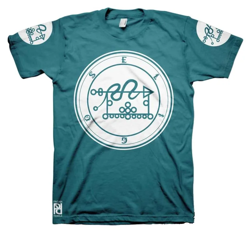 Eligos Ars Goetia Demon Seal Hell Pentagram Occult T-Shirt - Image 9