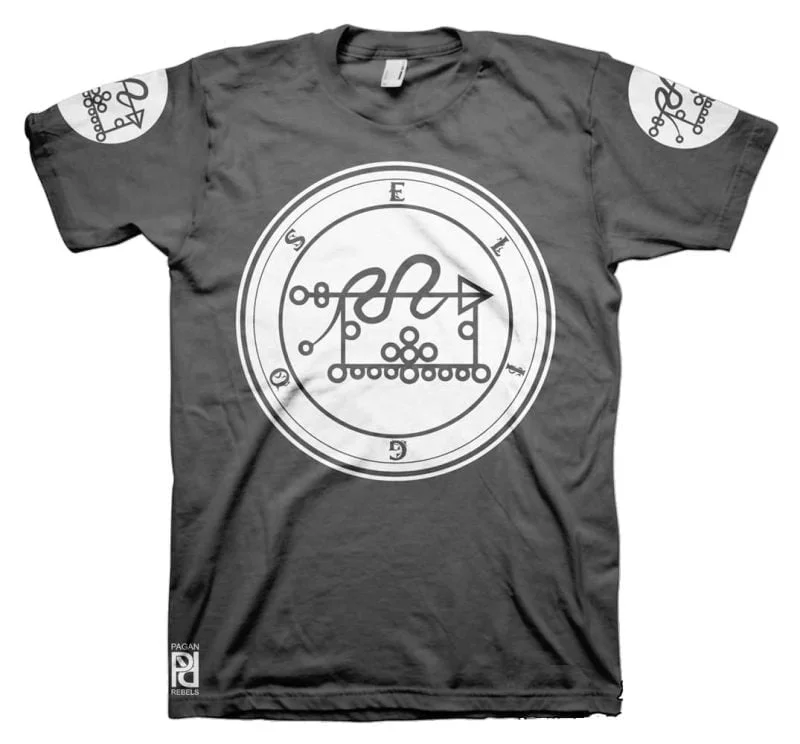 Eligos Ars Goetia Demon Seal Hell Pentagram Occult T-Shirt - Image 10