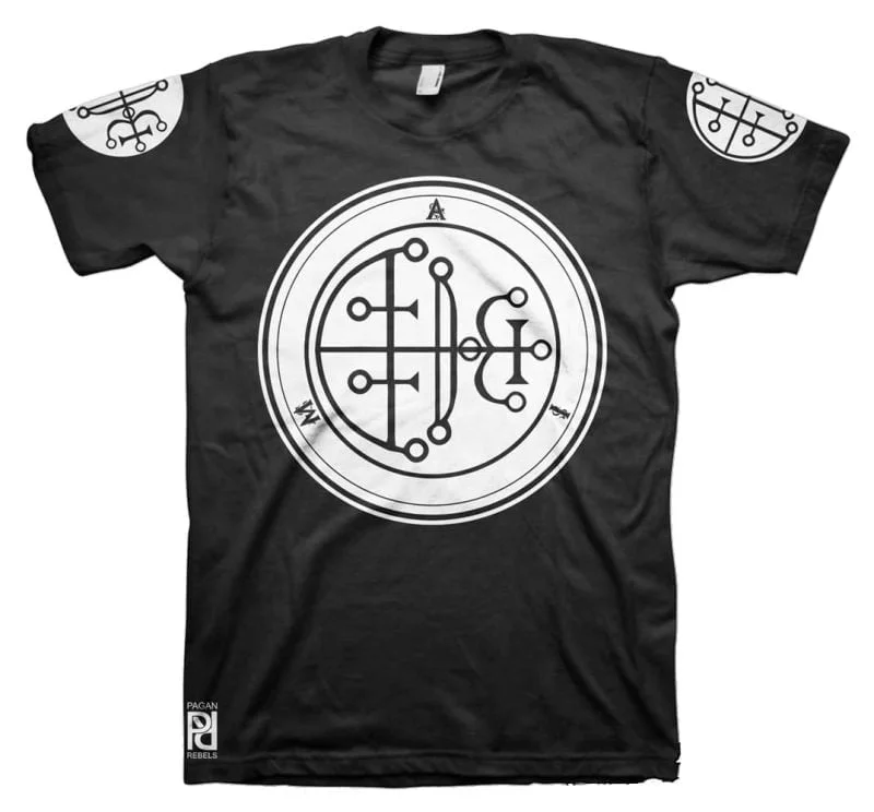 Aim Ars Goetia Demon Seal Hell Pentagram Occult T-Shirt