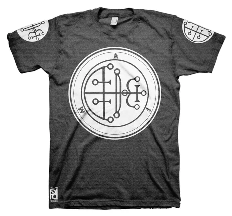 Aim Ars Goetia Demon Seal Hell Pentagram Occult T-Shirt - Image 11