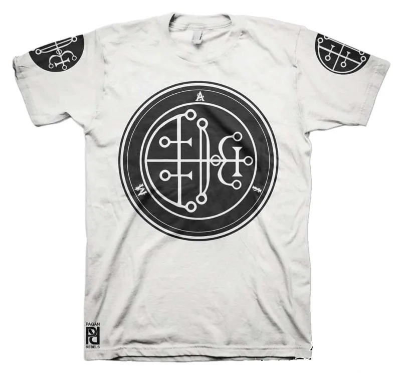 Aim Ars Goetia Demon Seal Hell Pentagram Occult T-Shirt - Image 2