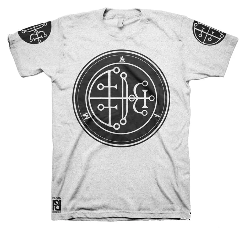 Aim Ars Goetia Demon Seal Hell Pentagram Occult T-Shirt - Image 12