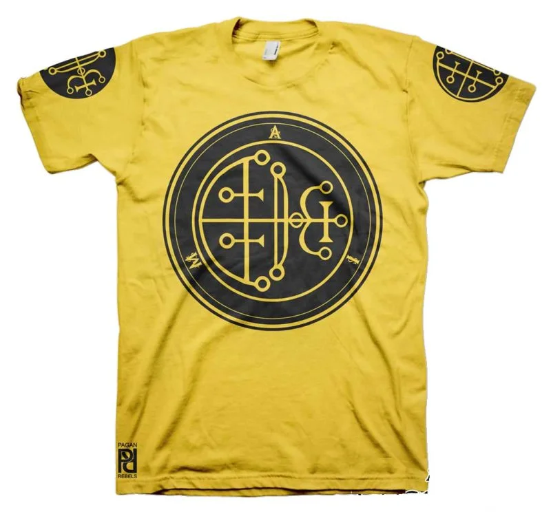 Aim Ars Goetia Demon Seal Hell Pentagram Occult T-Shirt - Image 14