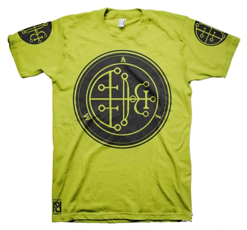 Aim Ars Goetia Demon Seal Hell Pentagram Occult T-Shirt - Image 15