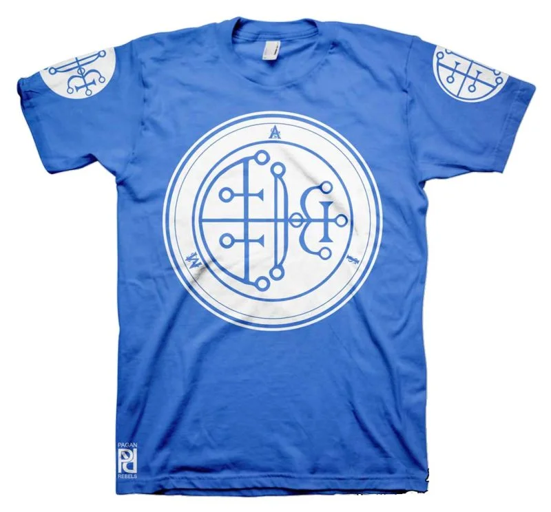 Aim Ars Goetia Demon Seal Hell Pentagram Occult T-Shirt - Image 4