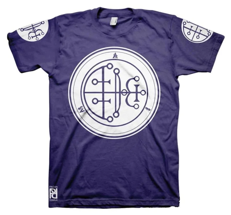 Aim Ars Goetia Demon Seal Hell Pentagram Occult T-Shirt - Image 5