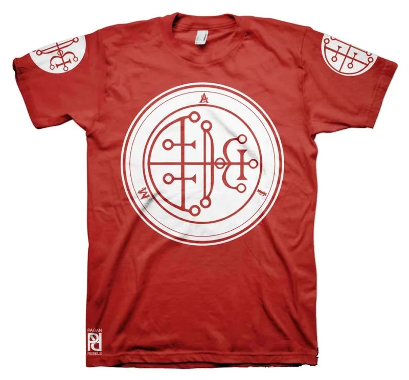 Aim Ars Goetia Demon Seal Hell Pentagram Occult T-Shirt - Image 6
