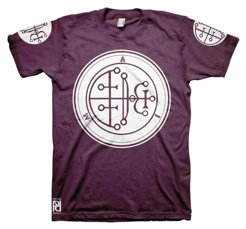 Aim Ars Goetia Demon Seal Hell Pentagram Occult T-Shirt - Image 7