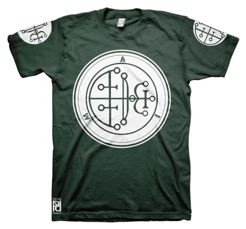 Aim Ars Goetia Demon Seal Hell Pentagram Occult T-Shirt - Image 8