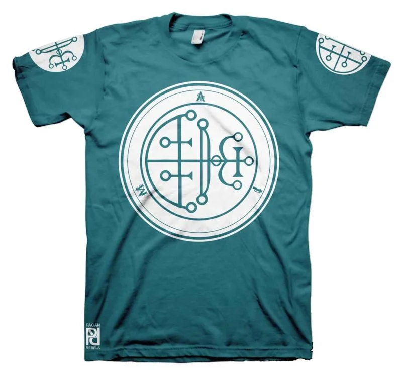 Aim Ars Goetia Demon Seal Hell Pentagram Occult T-Shirt - Image 9