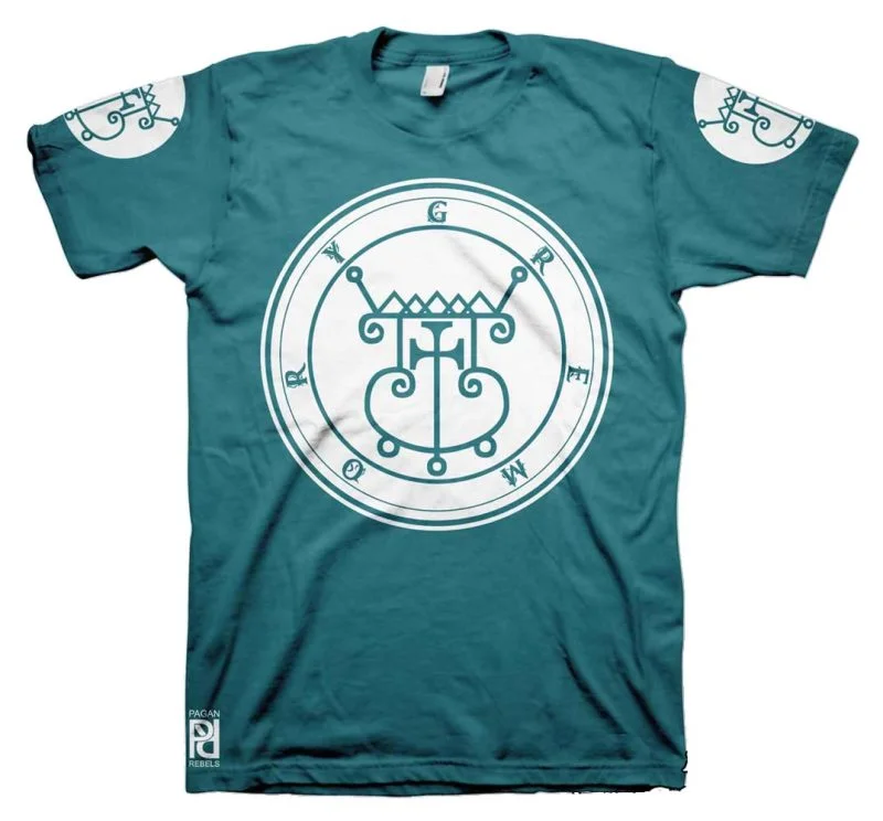 Gremory Ars Goetia Demon Seal Hell Pentagram Occult T-Shirt - Image 9