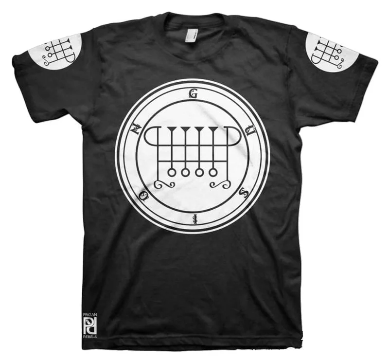 Gusion Ars Goetia Demon Seal Hell Pentagram Occult T-Shirt