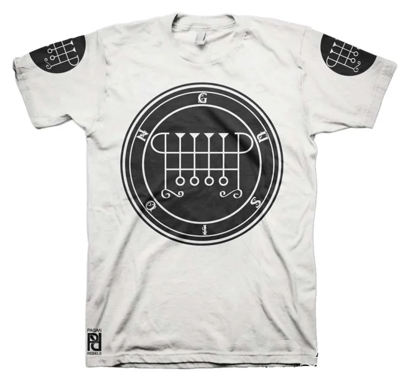 Gusion Ars Goetia Demon Seal Hell Pentagram Occult T-Shirt - Image 2