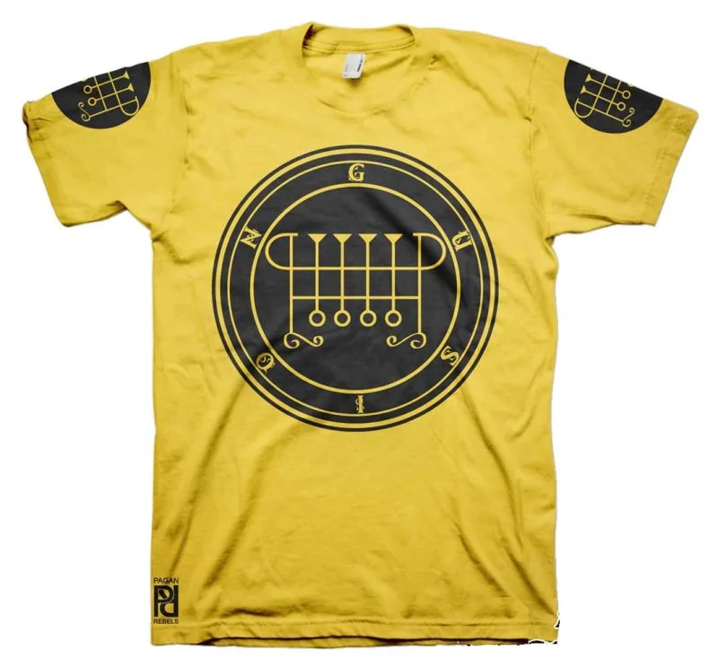 Gusion Ars Goetia Demon Seal Hell Pentagram Occult T-Shirt - Image 14