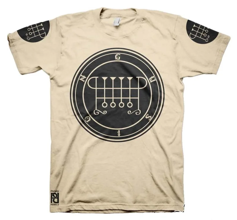 Gusion Ars Goetia Demon Seal Hell Pentagram Occult T-Shirt - Image 18