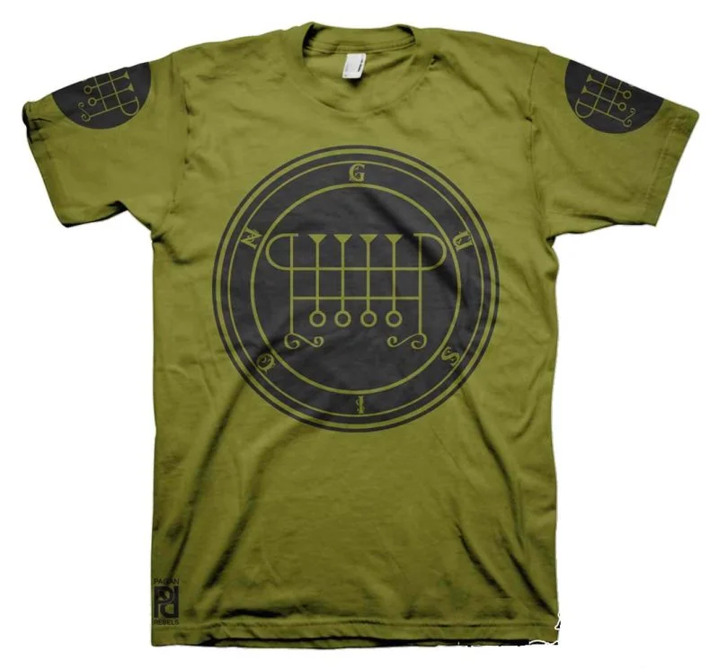 Gusion Ars Goetia Demon Seal Hell Pentagram Occult T-Shirt - Image 20