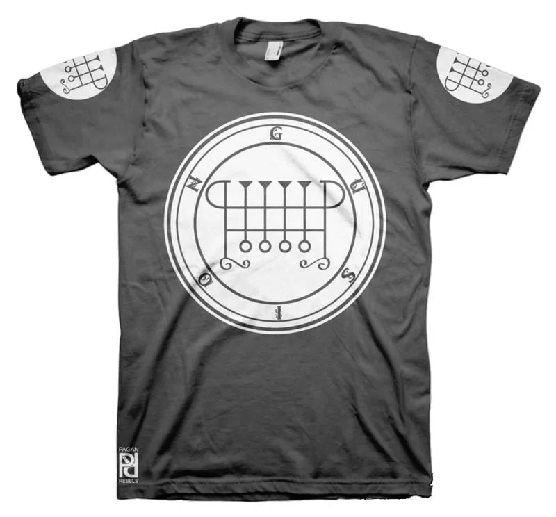 Gusion Ars Goetia Demon Seal Hell Pentagram Occult T-Shirt - Image 10