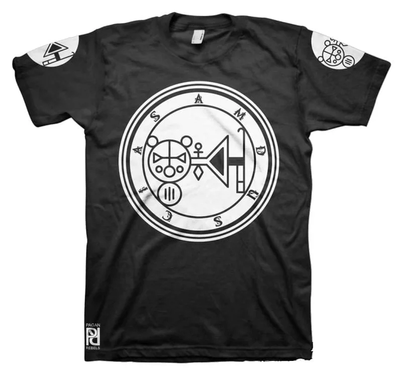 Amdusias Ars Goetia Demon Seal Hell Pentagram Occult T-Shirt