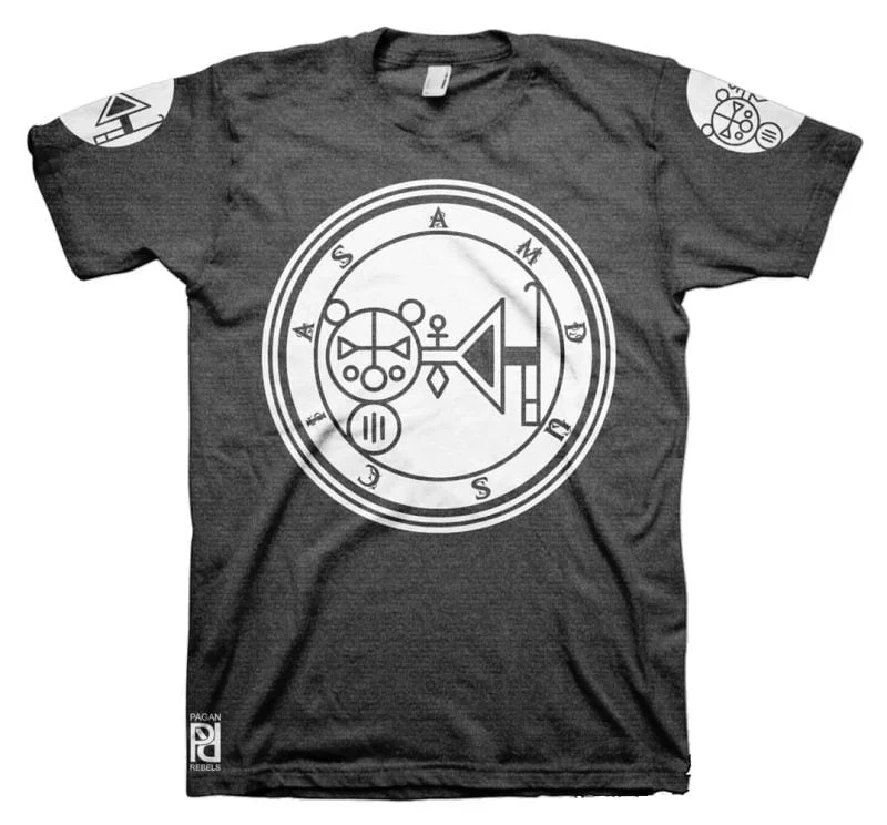 Amdusias Ars Goetia Demon Seal Hell Pentagram Occult T-Shirt - Image 11