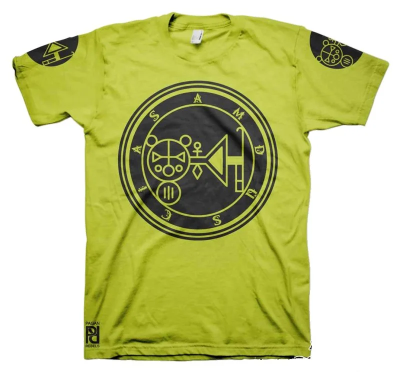 Amdusias Ars Goetia Demon Seal Hell Pentagram Occult T-Shirt - Image 15