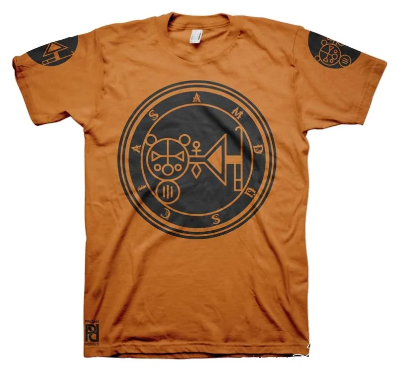 Amdusias Ars Goetia Demon Seal Hell Pentagram Occult T-Shirt - Image 16